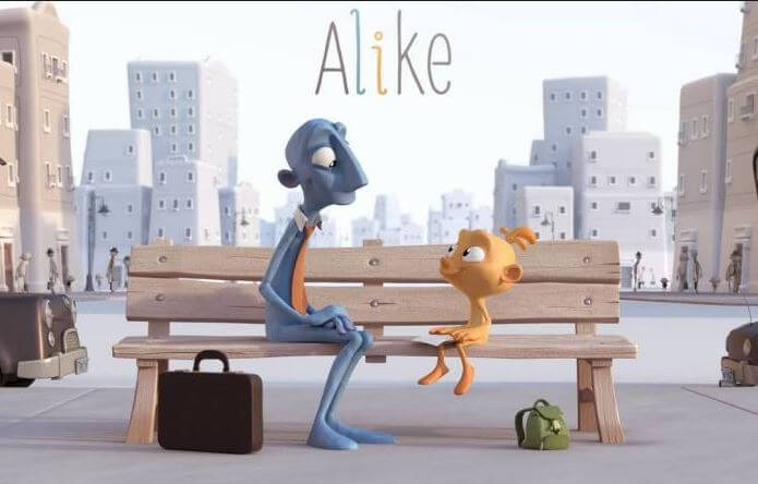 Alike, un corto que nos habla sobre la creativación y motivación en nuestras vidas y la de nuestros hijos
